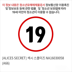 [ALICES SECRET] 섹시 스쿨미즈 NA16030058 (A66)