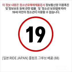 [일본 RIDE JAPAN] 플럼프 그루브 배큠 (88)