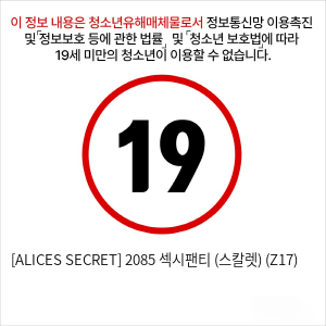 [ALICES SECRET] 2085 섹시팬티 (스칼렛) (Z17)