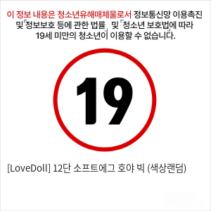 [LoveDoll] 12단 소프트에그 호야 빅 (색상랜덤)