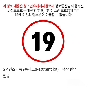 SM인조가죽8종세트(Restraint kit) - 색상 렌덤 발송